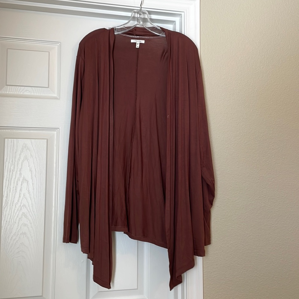 Brown cardigan